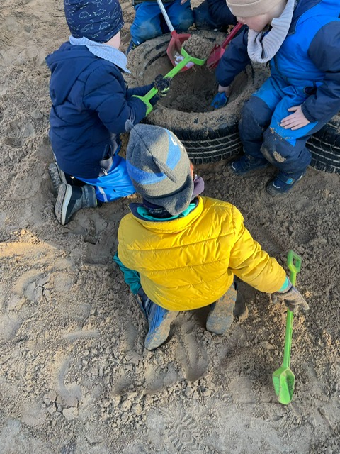 Rangelecke im Garten