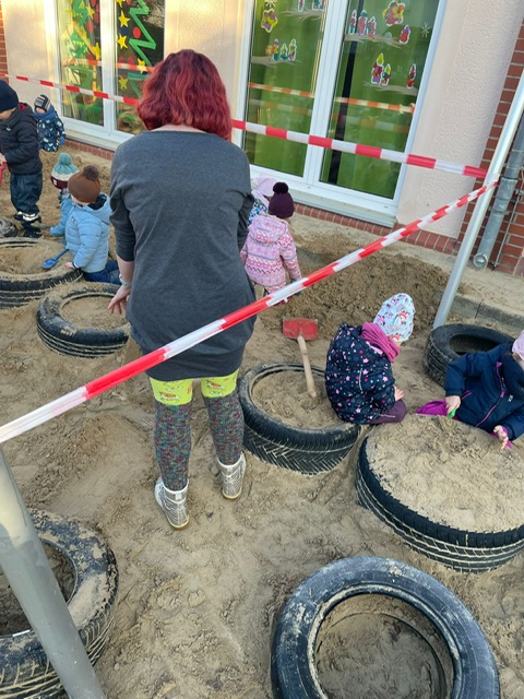 Rangelecke im Garten