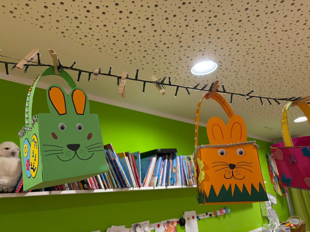 Gestern Abend wurde es in einer Gruppe in der Kita richtig gemütlich.