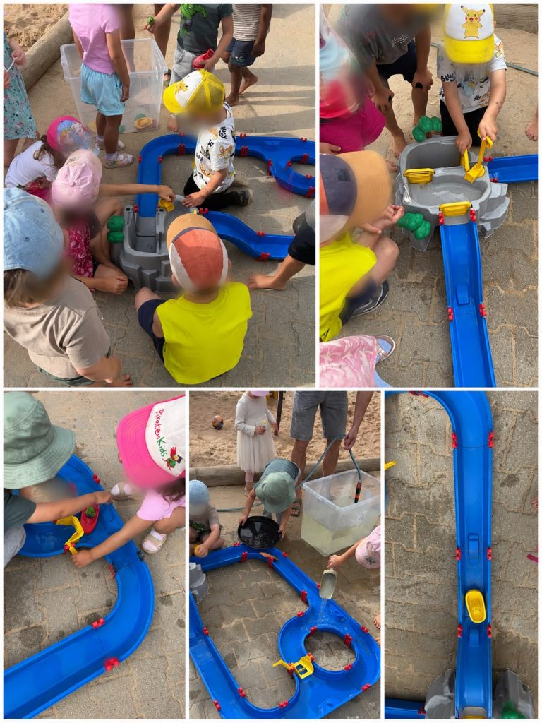 Wasserstra&szlig;e im Garten