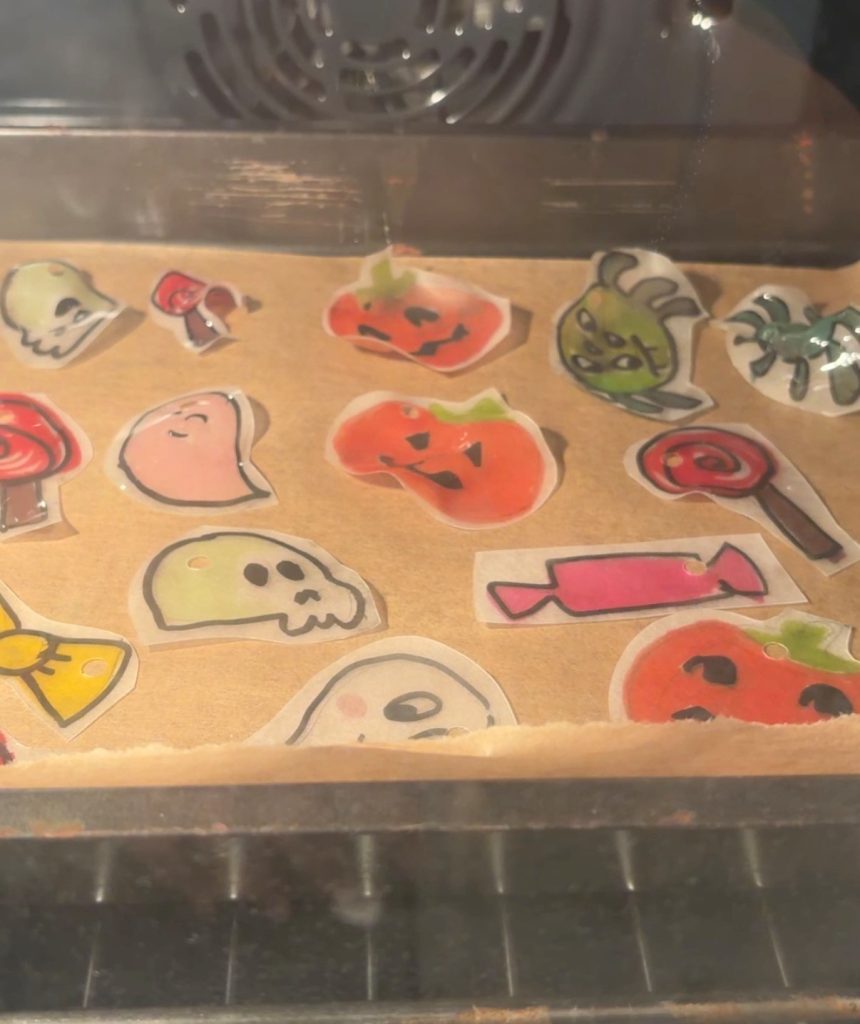 Halloween Schrumpffolie Anh&auml;nger