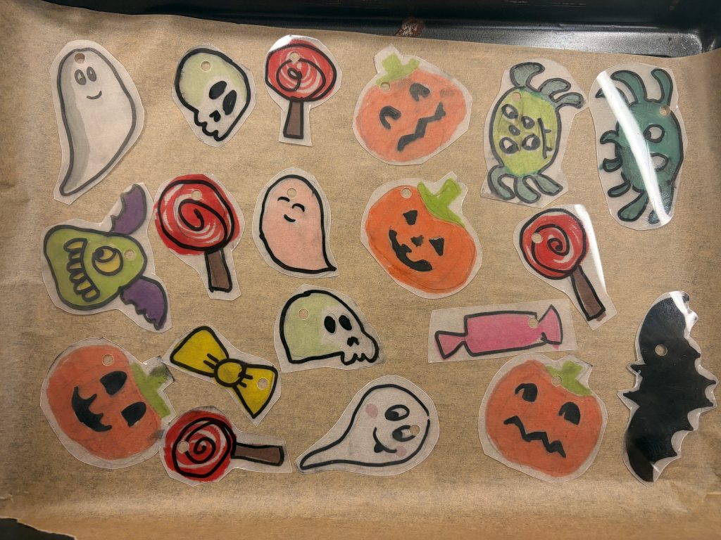 Halloween Schrumpffolie Anh&auml;nger