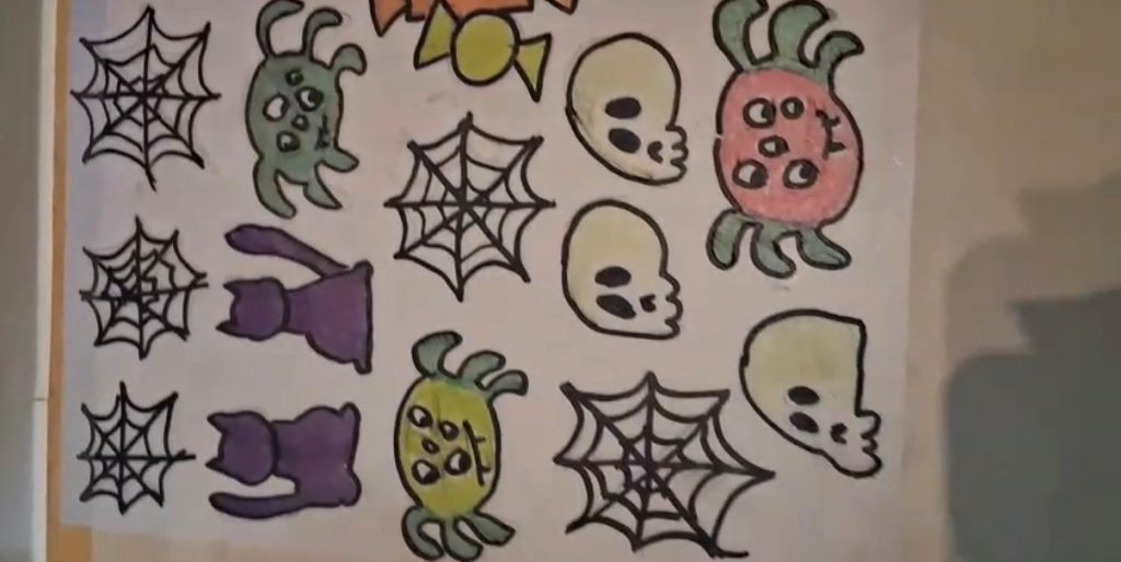 Halloween Schrumpffolie Anh&auml;nger
